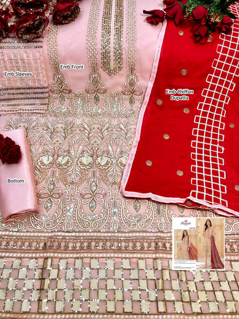 Ramsha Vol 29 Georgette With Heavy Embroidery Salwar Suit