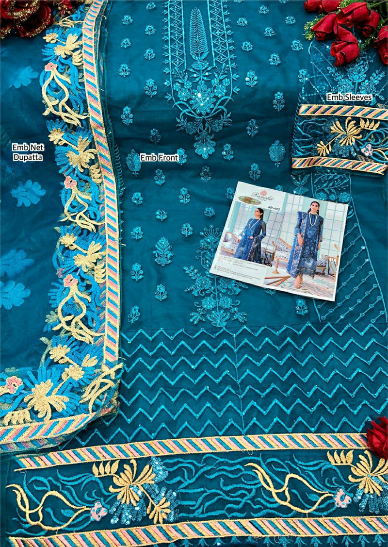 Ramsha Vol  31 Butterfly net With Heavy Embroidery Work Salwar Suit