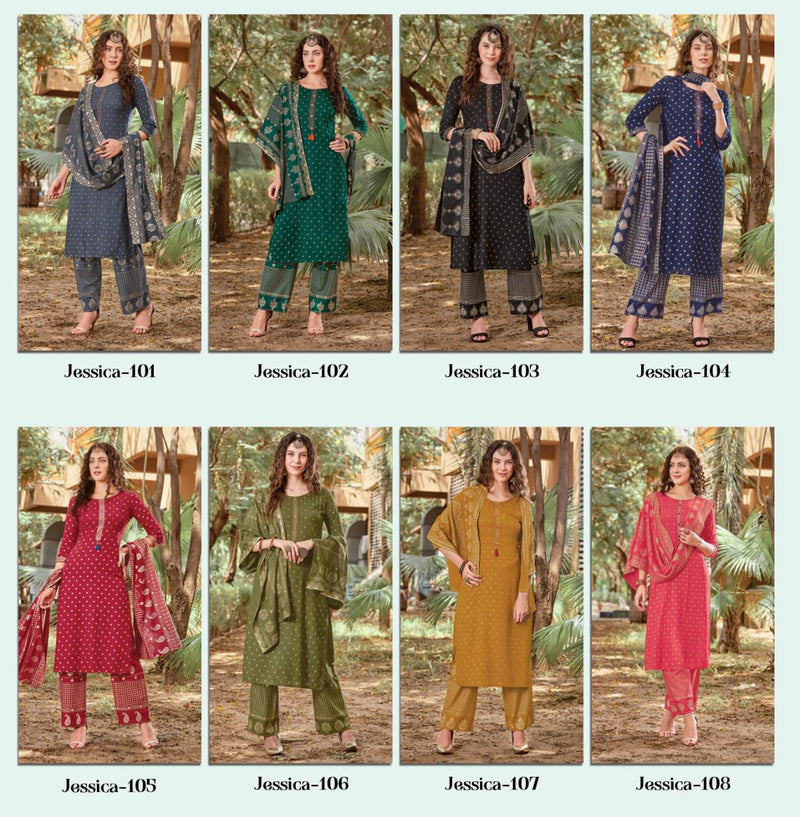 Rangmaya Jessica Rayon Palazoo And Designer Kurti