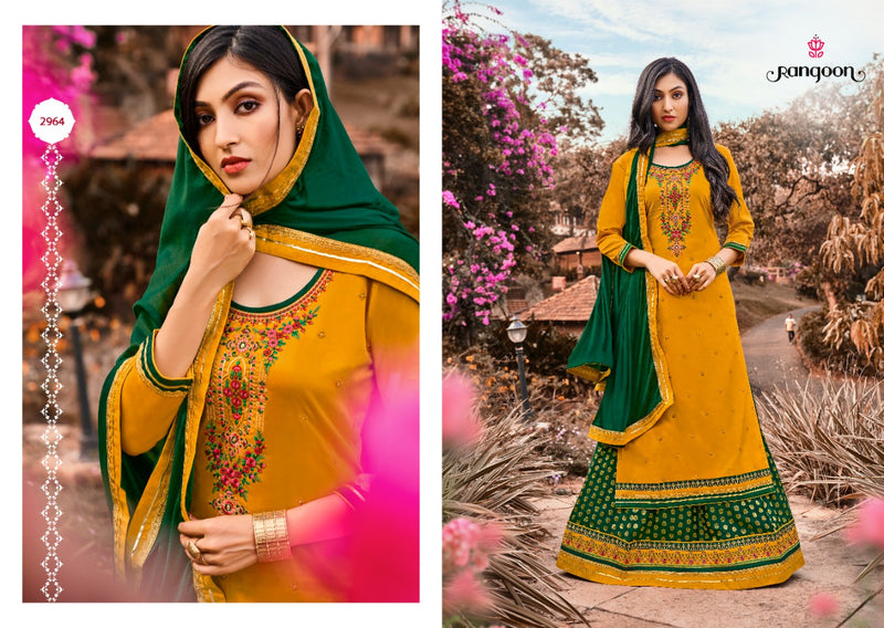 Rangoon Apsara Vol 4 Jam Silk With Embroidery Work Kurti