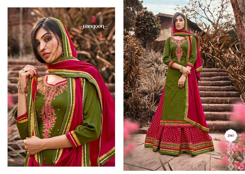 Rangoon Apsara Vol 4 Jam Silk With Embroidery Work Kurti