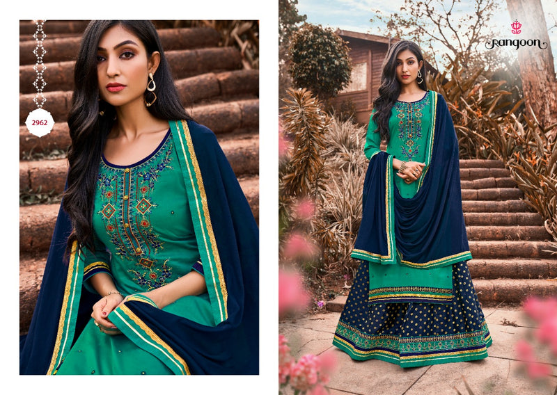 Rangoon Apsara Vol 4 Jam Silk With Embroidery Work Kurti
