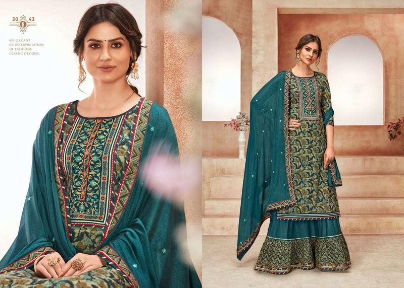 Rangoon Launch By Naira Cambric Cotton With Embroidery Work Exclusive Designer Salwar Suit