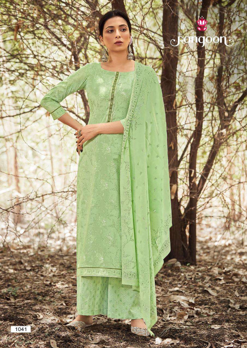 Rangoon Launch By Taranika Cotton Printed Exclusive Look Fancy Wear Readymade Salwar Suits