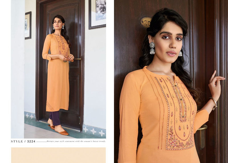 Rangoon Libas Rayon Series Of Catalogs Fancy Kurti