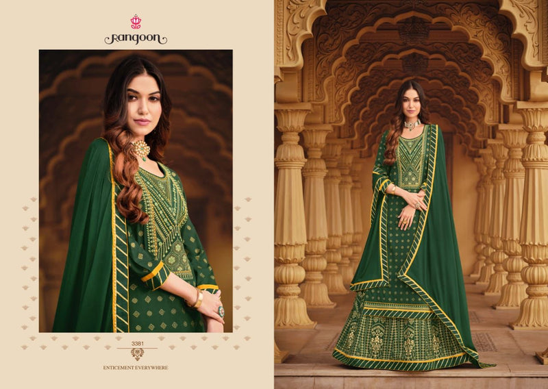 Rangoon Natraj Vol 06 Heavy Rayon Print Embroidery Work Kurti