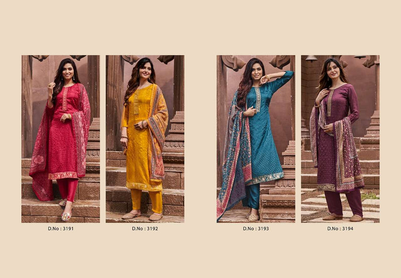 Rangoon Prarambh Viscose Upada Silk With Heavy Cotton Salwar Suit