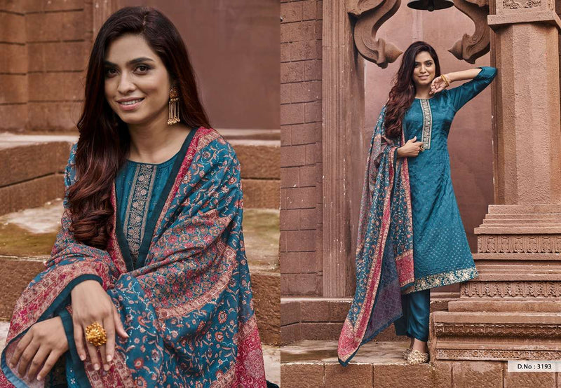 Rangoon Prarambh Viscose Upada Silk With Heavy Cotton Salwar Suit