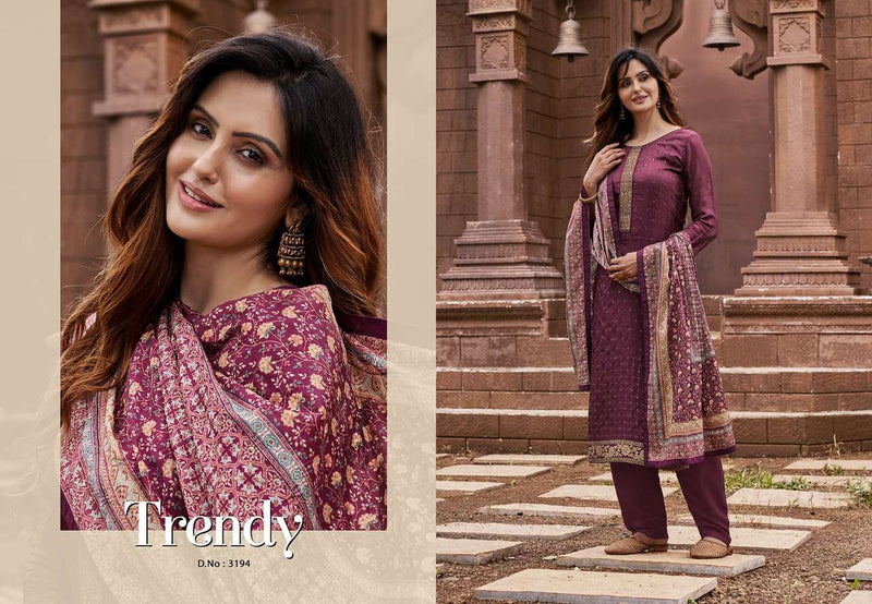 Rangoon Prarambh Viscose Upada Silk With Heavy Cotton Salwar Suit