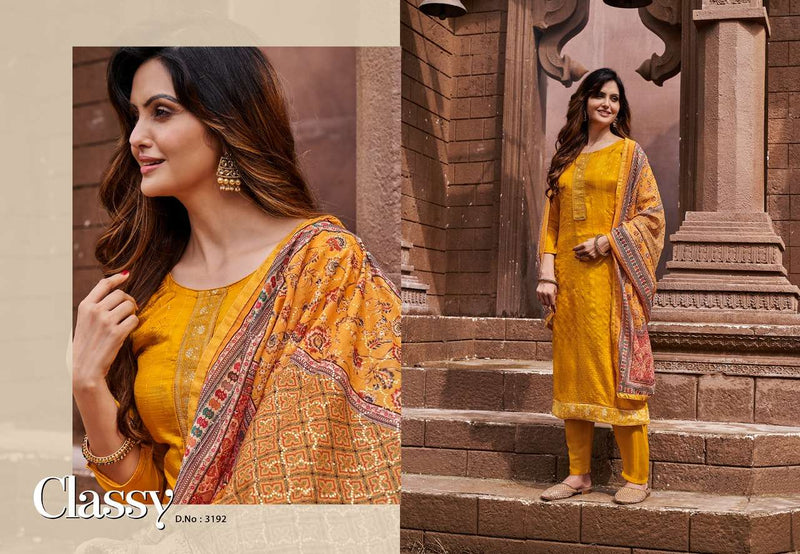 Rangoon Prarambh Viscose Upada Silk With Heavy Cotton Salwar Suit