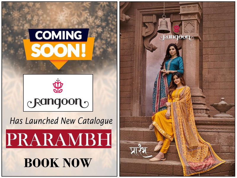 Rangoon Prarambh Viscose Upada Silk With Heavy Cotton Salwar Suit