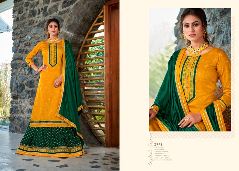 Rangoon Red Cherry Vol 2 Jam Silk Print With Embroidery Work Salwar Kameez