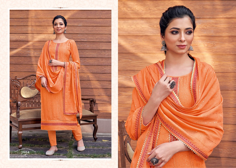 Rangoon Royal Touch Vol 4 Muslin Lucknowi Work And Heavy Cotton Kurti