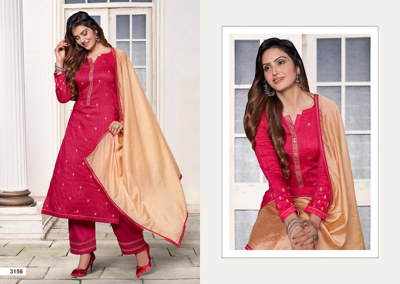 Rangoon Sigma Heavy Silk Lining Sequence With Embroidery Work Silk Kurti
