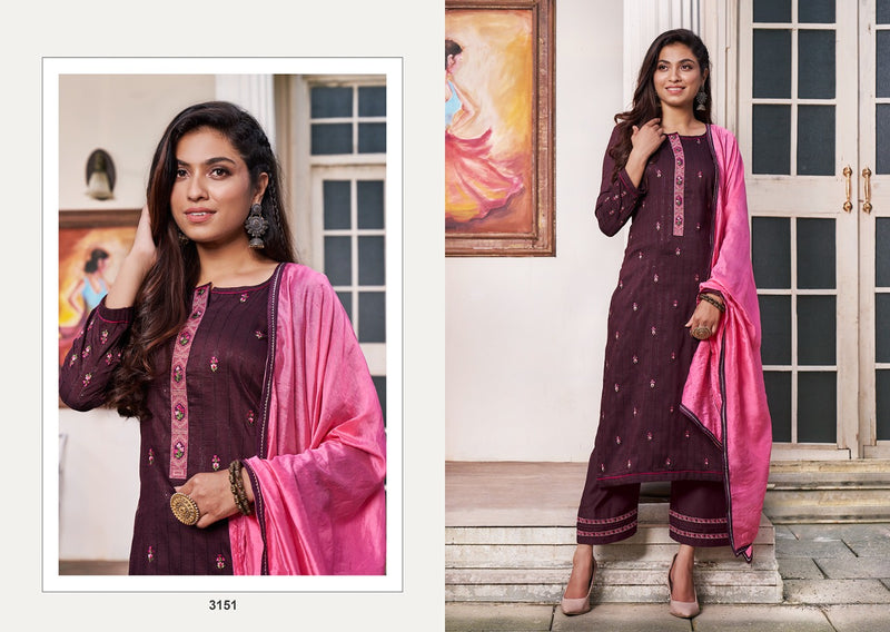 Rangoon Sigma Heavy Silk Lining Sequence With Embroidery Work Silk Kurti