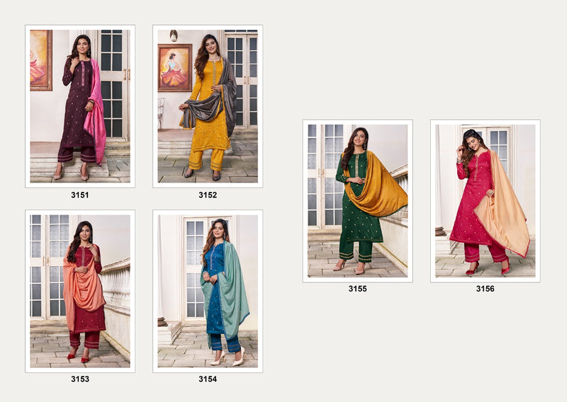 Rangoon Sigma Heavy Silk Lining Sequence With Embroidery Work Silk Kurti