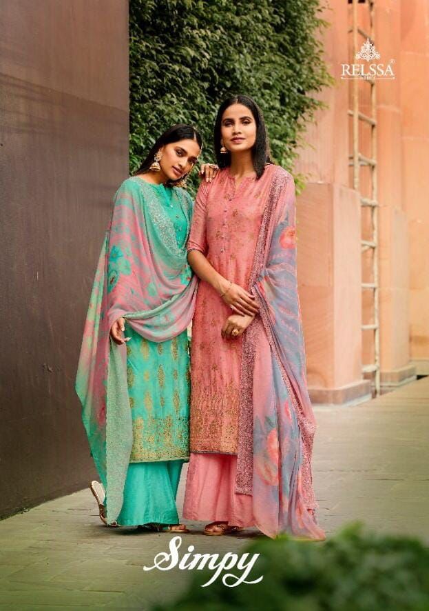 Relssa Simpy Tanui Jacquard With Digital Print And Handwork Salwar Suit