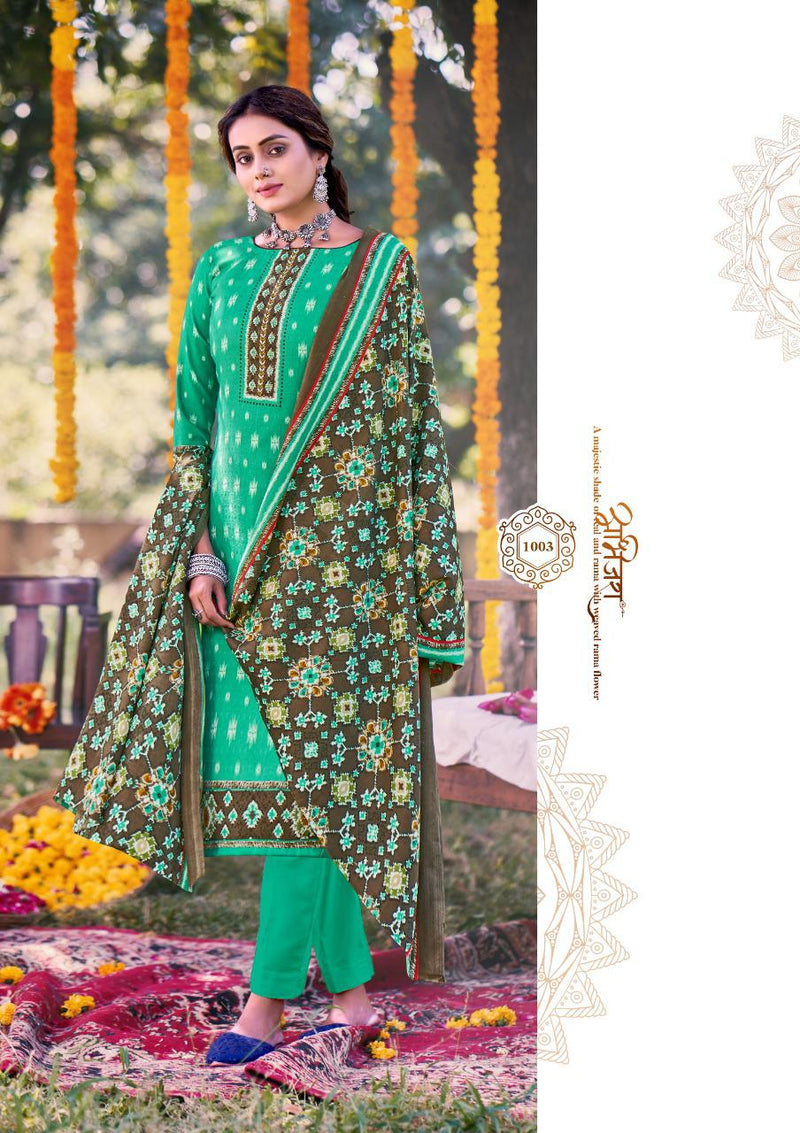 Roli Moli Creation Gulnar Pure Pashmina Jacquard Winter Wear Collection