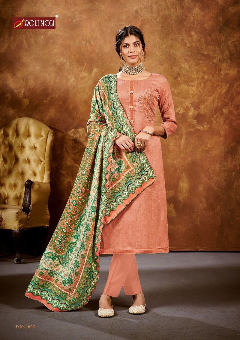 Roli Moli Creation Riwaaz Pashmina Jacquard Designer Salwar Kameez