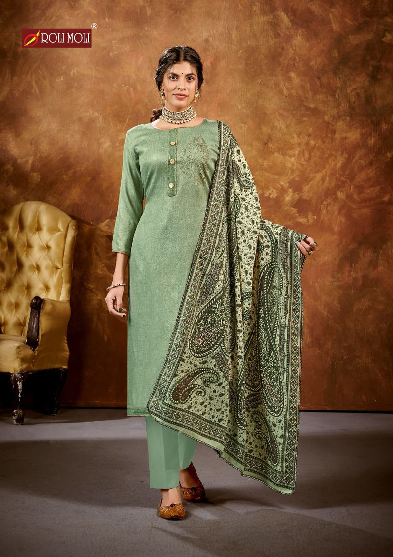 Roli Moli Creation Riwaaz Pashmina Jacquard Designer Salwar Kameez