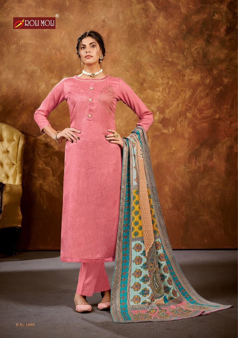 Roli Moli Creation Riwaaz Pashmina Jacquard Designer Salwar Kameez