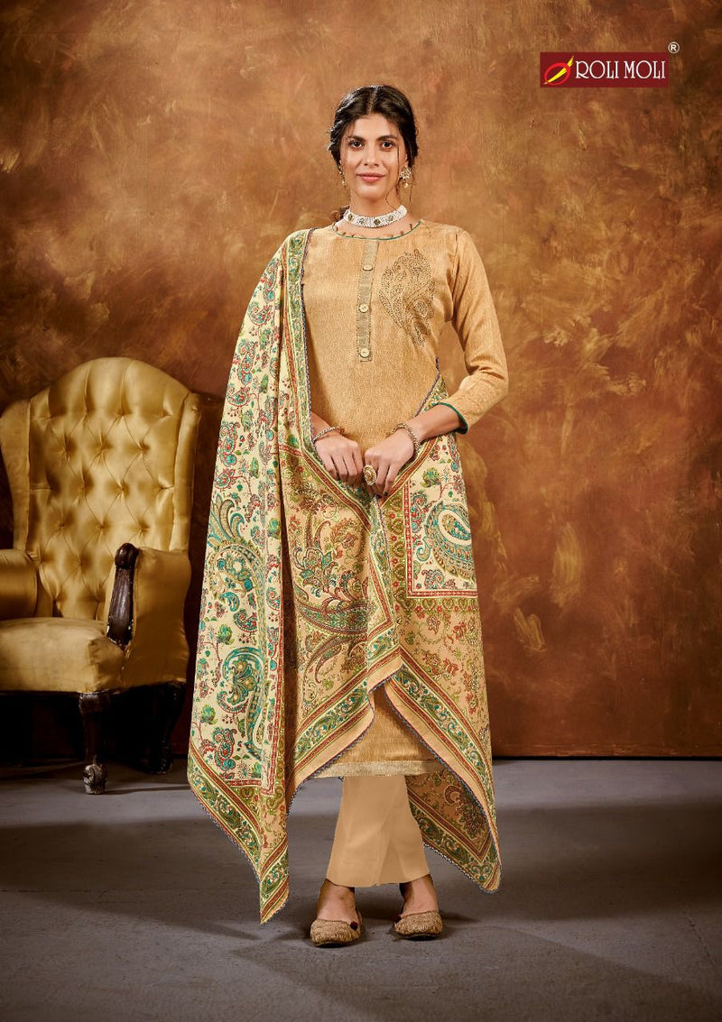 Roli Moli Creation Riwaaz Pashmina Jacquard Designer Salwar Kameez