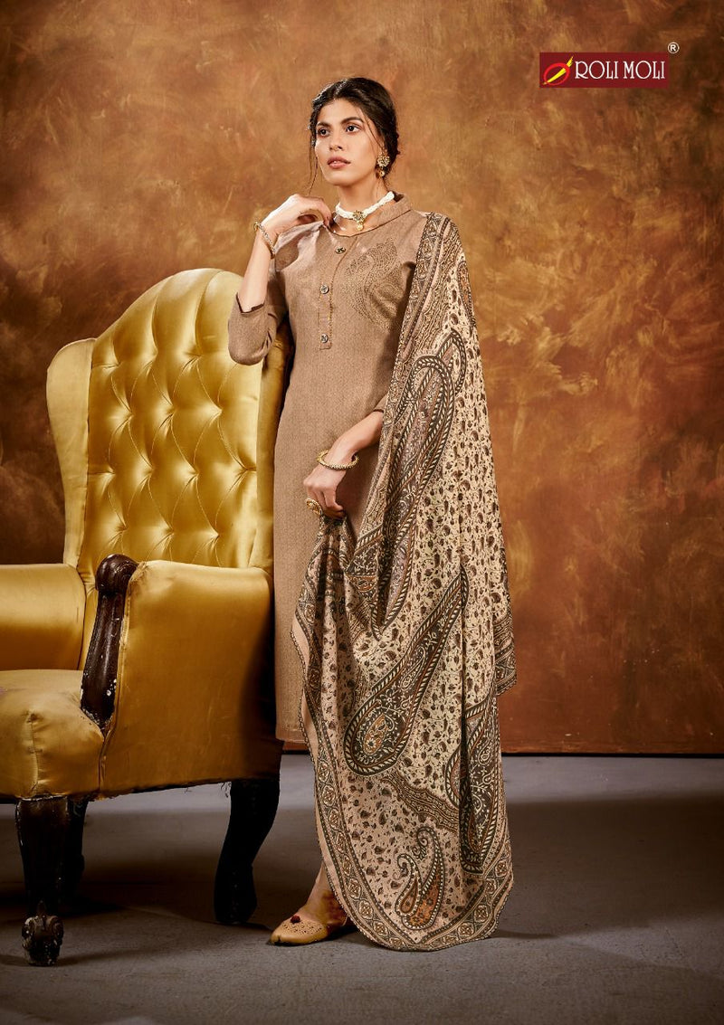 Roli Moli Creation Riwaaz Pashmina Jacquard Designer Salwar Kameez