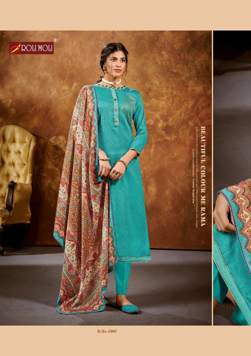 Roli Moli Creation Riwaaz Pashmina Jacquard Designer Salwar Kameez