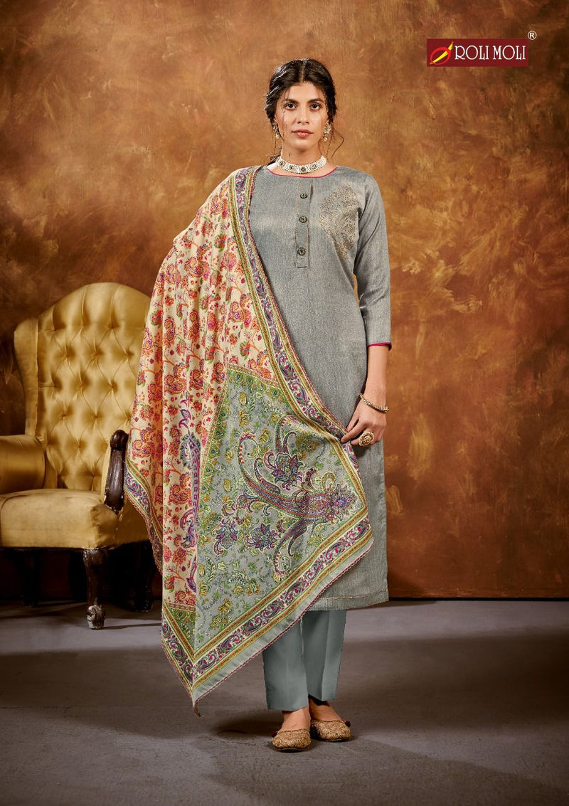 Roli Moli Creation Riwaaz Pashmina Jacquard Designer Salwar Kameez