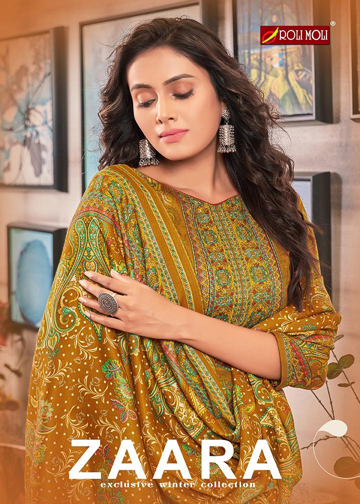 Roli Moli Creation Zaara Pashmina Jacquard Print Salwar Suit