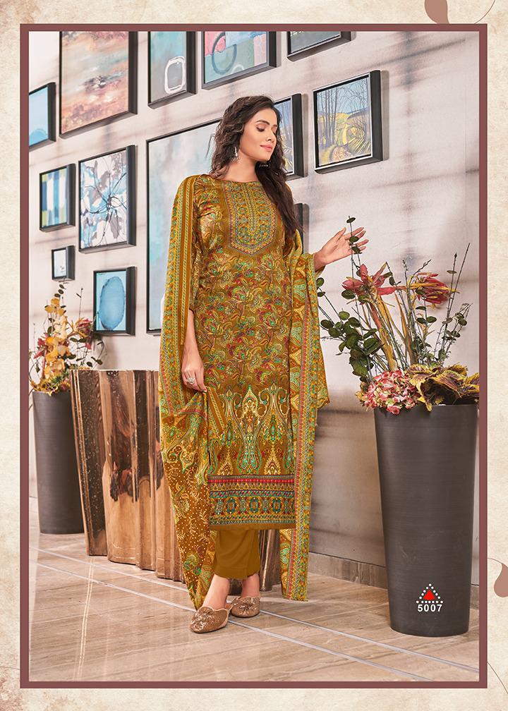 Roli Moli Creation Zaara Pashmina Jacquard Print Salwar Suit