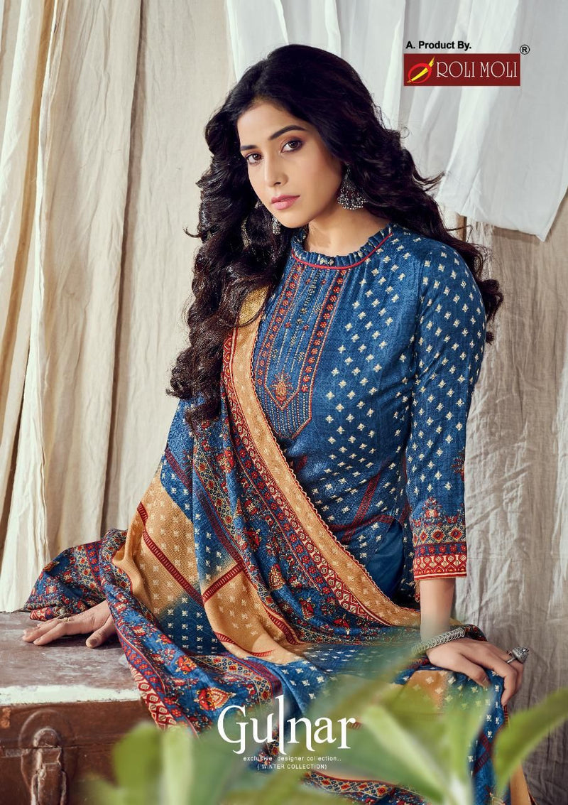 Roli Moli Gulnar Pashmina Jacquard Casual Winter Wear Salwar Suit