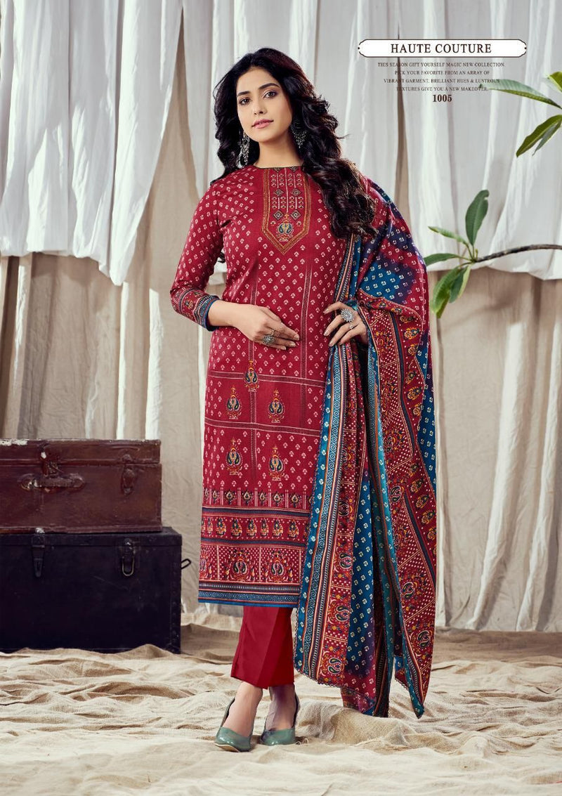 Roli Moli Gulnar Pashmina Jacquard Casual Winter Wear Salwar Suit