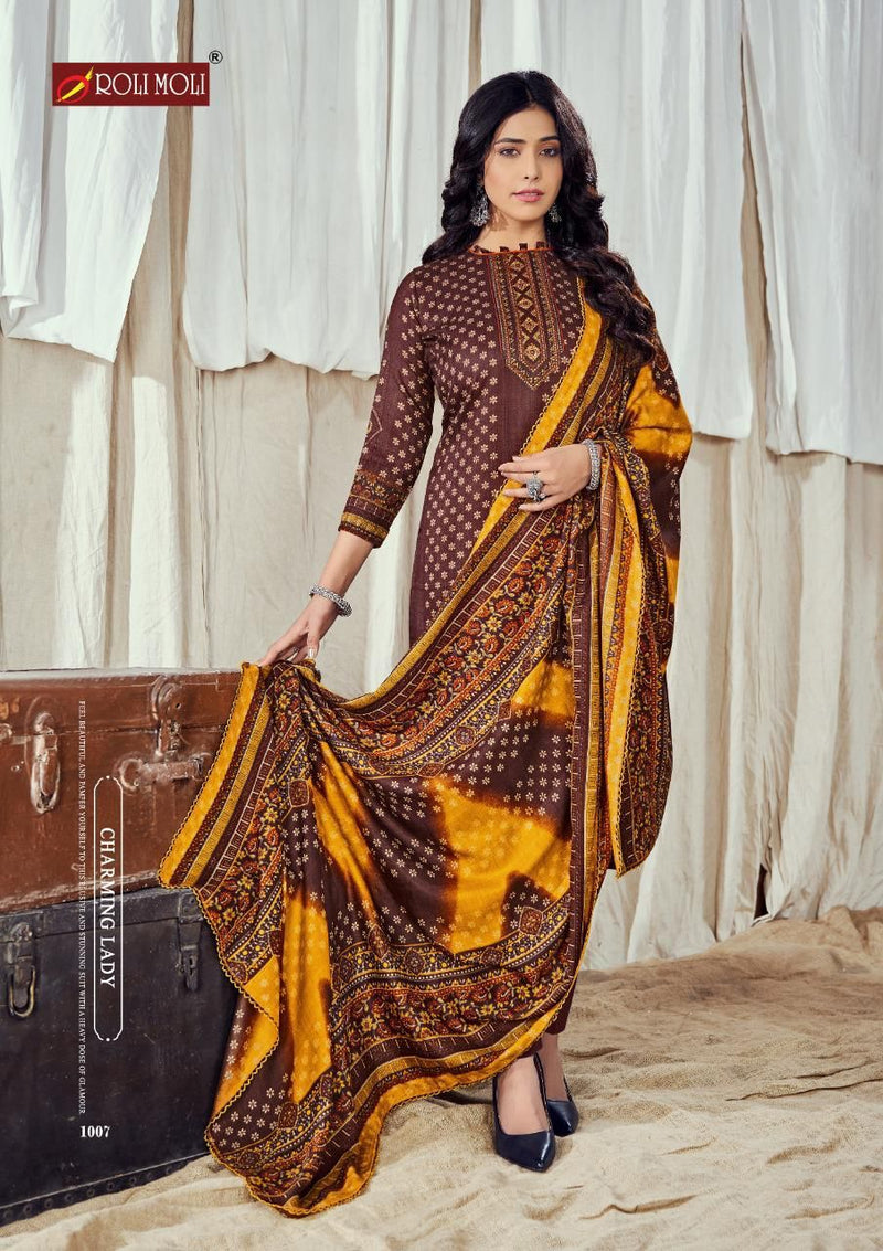 Roli Moli Gulnar Pashmina Jacquard Casual Winter Wear Salwar Suit