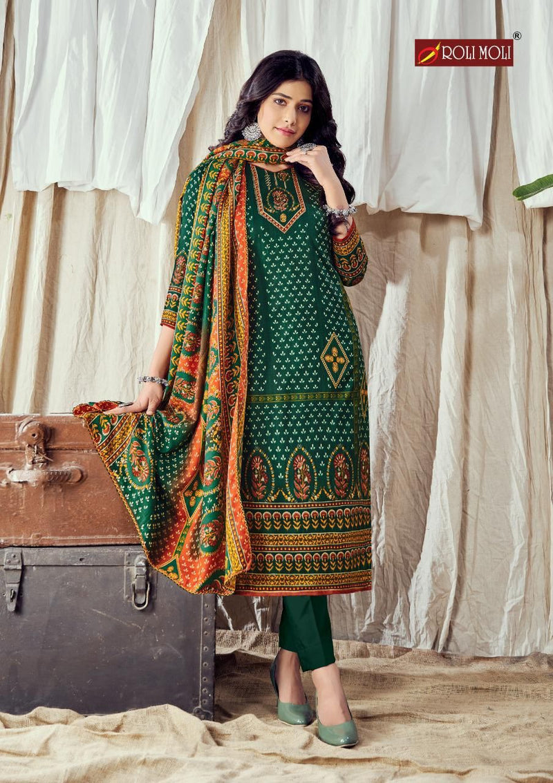 Roli Moli Gulnar Pashmina Jacquard Casual Winter Wear Salwar Suit