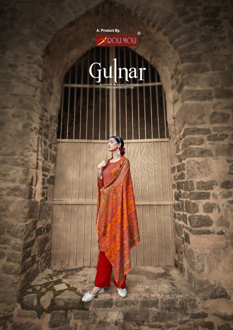 Roli Moli Gulnar Pashmina Jacquard Heavy Winter Wear Salwar Suit
