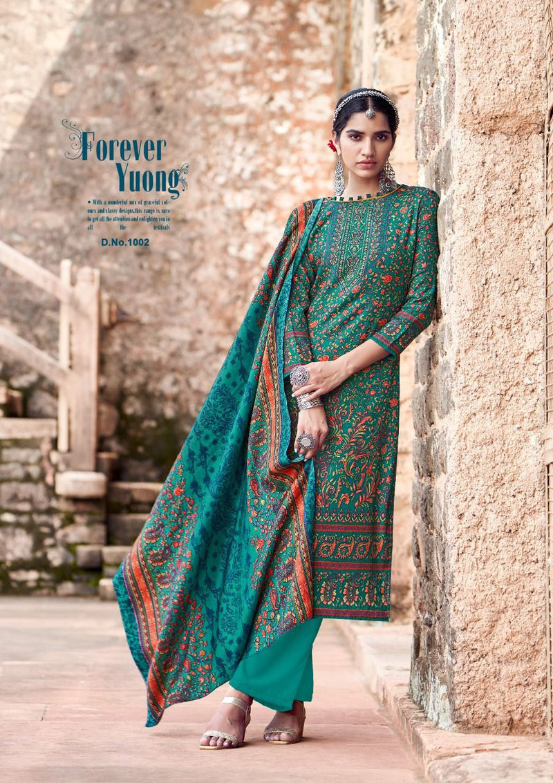 Roli Moli Gulnar Pashmina Jacquard Heavy Winter Wear Salwar Suit