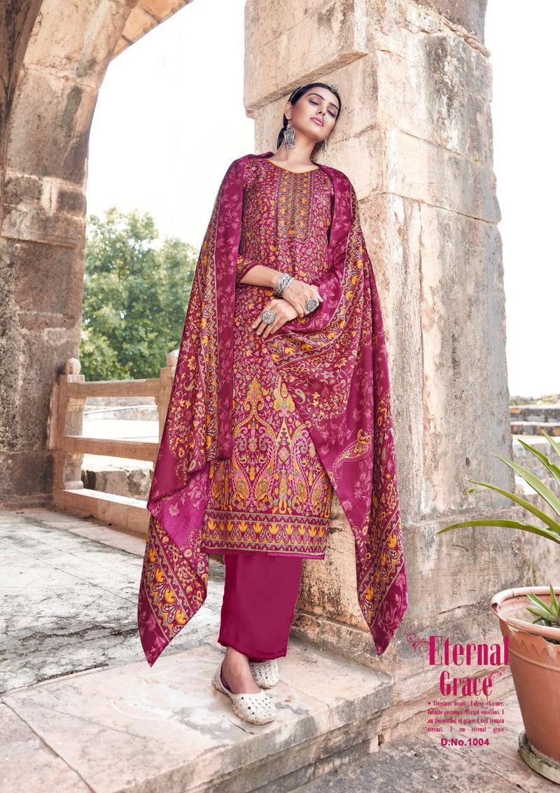 Roli Moli Gulnar Pashmina Jacquard Heavy Winter Wear Salwar Suit