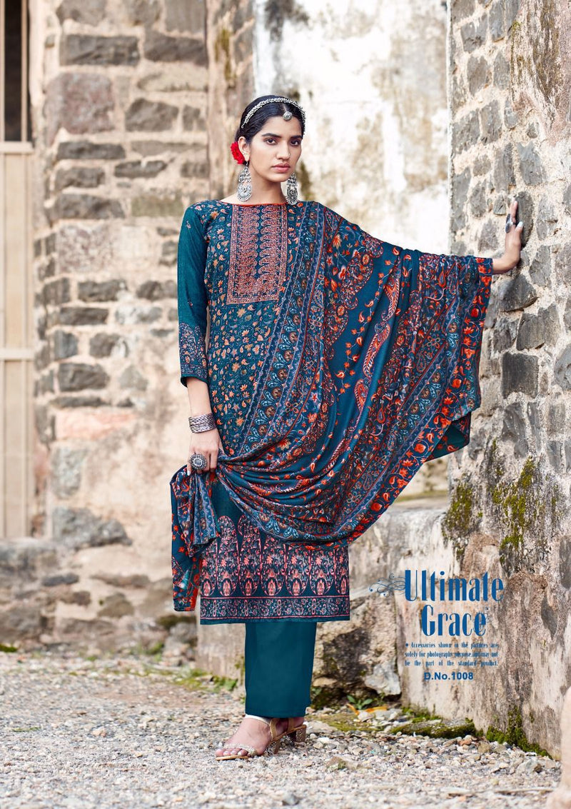 Roli Moli Gulnar Pashmina Jacquard Heavy Winter Wear Salwar Suit