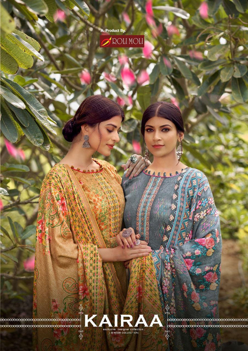 Roli Moli Kairaa Pure Pashmina Heavy Diamond Work Salwar Kameez
