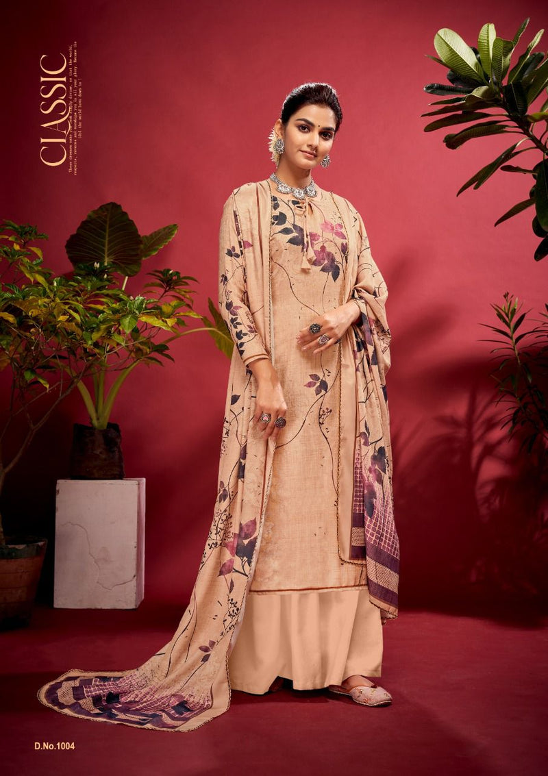 Roli Moli Simmer Pashmina Jacquard Digital Print Salwar Kameez
