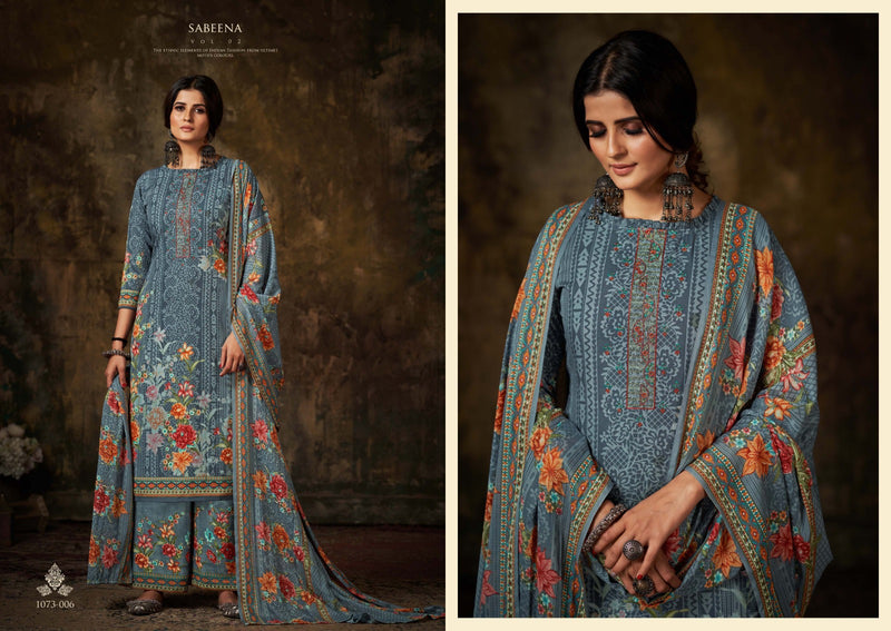 Romani Sabeena Vol 2 Pure Soft Cotton Digital Printed Embroidered Salwar Kameez