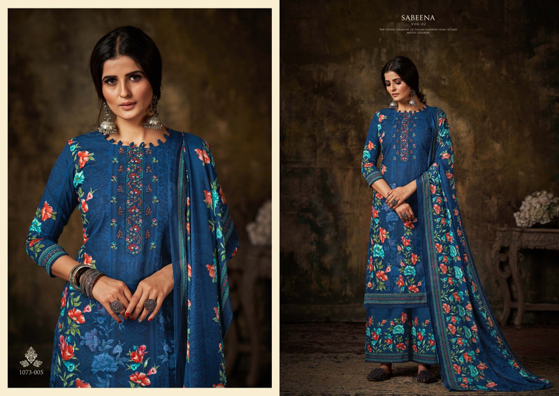 Romani Sabeena Vol 2 Pure Soft Cotton Digital Printed Embroidered Salwar Kameez