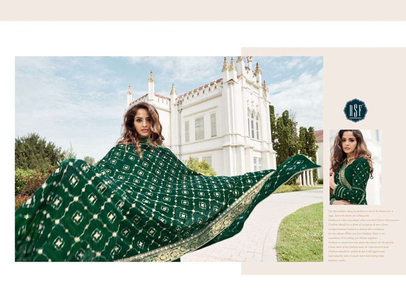 Rsf Satrang Faux Georgette With Embroidery Work Salwar Suit