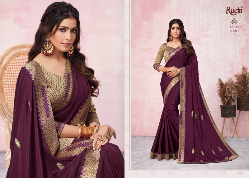 Ruchi Saree Sitaarey Silk Fancy Designer Saree