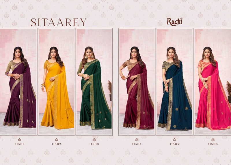 Ruchi Saree Sitaarey Silk Fancy Designer Saree