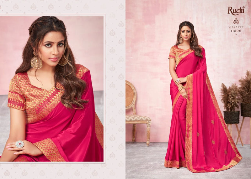 Ruchi Saree Sitaarey Silk Fancy Designer Saree