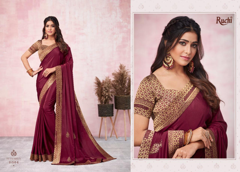 Ruchi Saree Sitaarey Silk Fancy Designer Saree