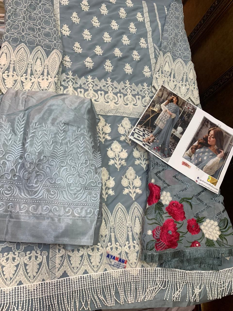 Shanaya Fashion S 22 Edition Fox Georgette Pakistani Style Designer Party Wear Salwar Suits