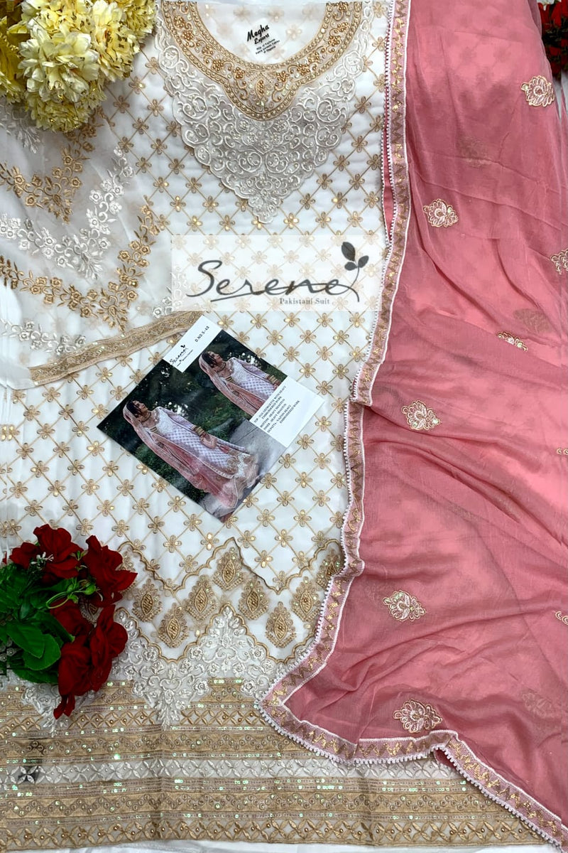 Serene S 40 Fox Georgette Fancy Designer Pakistani Style Wedding Wear Salwar Suits
